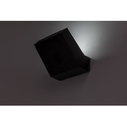Sieninis lauko šviestuvas Laxa LED 14W 2700, 4000, 6500K CCT keičiama balta spalva (juoda)
