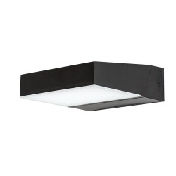 Sieninis lauko šviestuvas Laxa LED 14W 2700, 4000, 6500K CCT keičiama balta spalva (juoda)