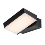 Sieninis lauko šviestuvas Laxa LED 14W 2700, 4000, 6500K CCT keičiama balta spalva (juoda)