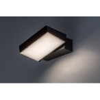 Sieninis lauko šviestuvas Laxa LED 14W 2700, 4000, 6500K CCT keičiama balta spalva (juoda)