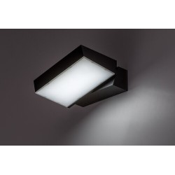Sieninis lauko šviestuvas Laxa LED 14W 2700, 4000, 6500K CCT keičiama balta spalva (juoda)