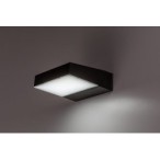Sieninis lauko šviestuvas Laxa LED 14W 2700, 4000, 6500K CCT keičiama balta spalva (juoda)