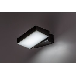 Sieninis lauko šviestuvas Laxa LED 14W 2700, 4000, 6500K CCT keičiama balta spalva (juoda)