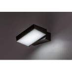 Sieninis lauko šviestuvas Laxa LED 14W 2700, 4000, 6500K CCT keičiama balta spalva (juoda)