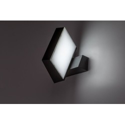 Sieninis lauko šviestuvas Laxa LED 14W 2700, 4000, 6500K CCT keičiama balta spalva (juoda)