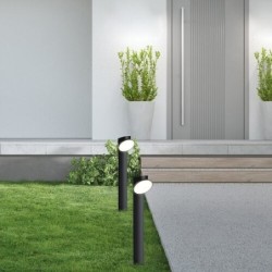 Pastatomas lauko šviestuvas Wengen LED 12W 3000K Šilta balta (juoda)