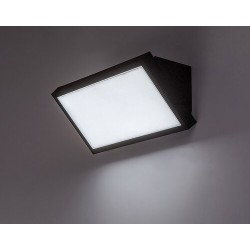 Sieninis lauko šviestuvas Rapla2 LED 18W 2700, 4000, 6500K CCT keičiama balta spalva (juoda)