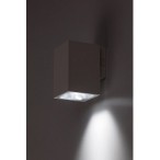 Sieninis lauko šviestuvas Urfa LED 9W 2700, 4000, 6500K CCT keičiama balta spalva (balta)