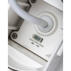 Sieninis lauko šviestuvas Urfa LED 9W 2700, 4000, 6500K CCT keičiama balta spalva (balta)
