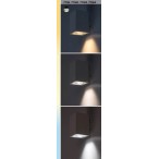 Sieninis lauko šviestuvas Urfa LED 9W 2700, 4000, 6500K CCT keičiama balta spalva (balta)