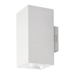 Sieninis lauko šviestuvas Urfa LED 18W 2700, 4000, 6500K CCT keičiama balta spalva (balta)