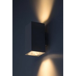 Sieninis lauko šviestuvas Urfa LED 18W 2700, 4000, 6500K CCT keičiama balta spalva (balta)