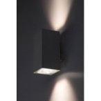 Sieninis lauko šviestuvas Urfa LED 18W 2700, 4000, 6500K CCT keičiama balta spalva (balta)