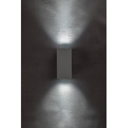 Sieninis lauko šviestuvas Urfa LED 18W 2700, 4000, 6500K CCT keičiama balta spalva (balta)