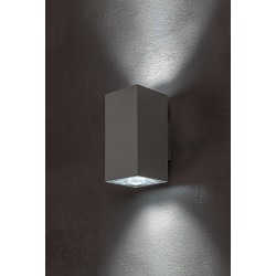Sieninis lauko šviestuvas Urfa LED 18W 2700, 4000, 6500K CCT keičiama balta spalva (balta)