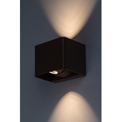 Sieninis lauko šviestuvas Hallstatt LED 10W 3000K Šilta balta (ruda)