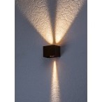 Sieninis lauko šviestuvas Hallstatt LED 10W 3000K Šilta balta (ruda)