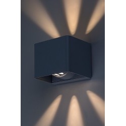 Sieninis lauko šviestuvas Hallstatt LED 10W 3000K Šilta balta (balta)