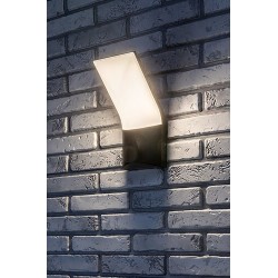Sieninis lauko šviestuvas Tolna LED 10W 3000K Šilta balta (juoda)