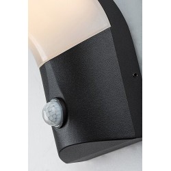 Sieninis lauko šviestuvas Tolna LED 10W 3000K Šilta balta (juoda)