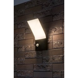 Sieninis lauko šviestuvas Tolna LED 10W 3000K Šilta balta (juoda)
