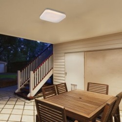 Lubinis lauko šviestuvas Lowar LED 18W 3000, 4000, 6000K CCT keičiama balta spalva (balta)