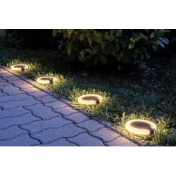 Įsmeigiamas lauko šviestuvas Bokod LED 0.05W 2500-3000K CCT keičiama balta spalva (juoda)