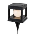Įsmeigiamas lauko šviestuvas Holne LED 0.3W 2500-3000K CCT keičiama balta spalva (juoda)