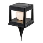 Įsmeigiamas lauko šviestuvas Holne LED 0.3W 2500-3000K CCT keičiama balta spalva (juoda)