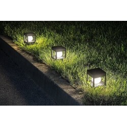 Įsmeigiamas lauko šviestuvas Holne LED 0.3W 2500-3000K CCT keičiama balta spalva (juoda)