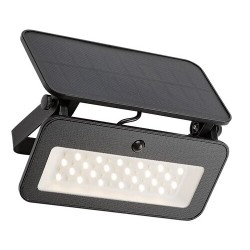 Sieninis lauko šviestuvas Tarcal LED 8W 3000, 4000, 6500K CCT keičiama balta spalva (juoda)