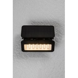 Sieninis lauko šviestuvas Tarcal LED 8W 3000, 4000, 6500K CCT keičiama balta spalva (juoda)