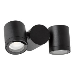 Sieninis lauko šviestuvas Enol GU10 2x MAX 35W (juoda)
