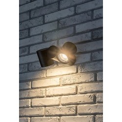 Sieninis lauko šviestuvas Enol GU10 2x MAX 35W (juoda)