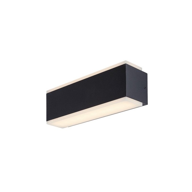 Sieninis lauko šviestuvas Mataro LED 12W 3000K Šilta balta (juoda)