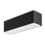 Sieninis lauko šviestuvas Mataro LED 12W 3000K Šilta balta (juoda)