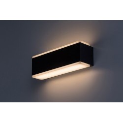 Sieninis lauko šviestuvas Mataro LED 12W 3000K Šilta balta (juoda)