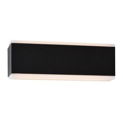 Sieninis lauko šviestuvas Mataro LED 12W 3000K Šilta balta (juoda)