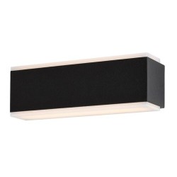 Sieninis lauko šviestuvas Mataro LED 12W 3000K Šilta balta (juoda)