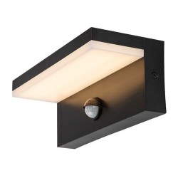 Sieninis lauko šviestuvas Zaragoza LED 9W 2700, 4000, 6500K CCT keičiama balta spalva (juoda)