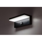 Sieninis lauko šviestuvas Zaragoza LED 9W 2700, 4000, 6500K CCT keičiama balta spalva (juoda)