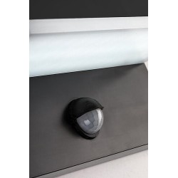 Sieninis lauko šviestuvas Zaragoza LED 9W 2700, 4000, 6500K CCT keičiama balta spalva (juoda)