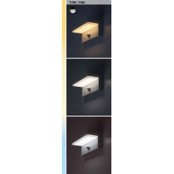 Sieninis lauko šviestuvas Zaragoza LED 9W 2700, 4000, 6500K CCT keičiama balta spalva (juoda)