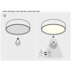 Lubinis lauko šviestuvas Lowar LED 18W 3000K Šilta balta (balta)