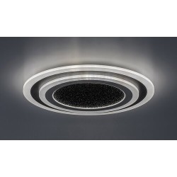 Lubinis šviestuvas Taneli2 LED 56W 3000, 4000, 6000K CCT keičiama balta spalva (Juoda, Chromo)