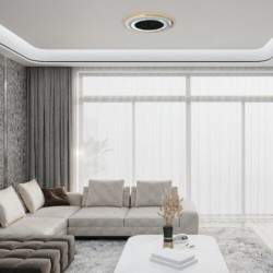 Lubinis šviestuvas Taneli2 LED 56W 3000, 4000, 6000K CCT keičiama balta spalva (Juoda, Chromo)