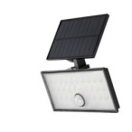Saulės energija įkraunamas šviestuvas Zavod LED 8W 5000K Šalta balta (juoda)