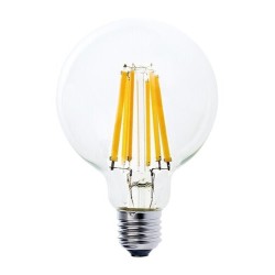 LED lemputė E27 Filament-LED 12W G95 3000K Šilta balta