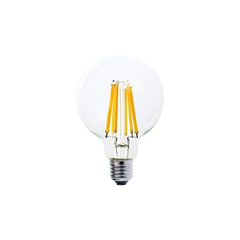 LED lemputė E27 Filament-LED 12W G95 3000K Šilta balta