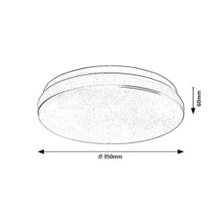 Lubinis lauko šviestuvas Lowar LED 24W 4000K Neutrali balta (balta)